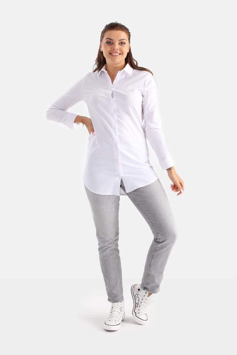 Basic Slim Fit Shirt - Carina - ÙƒØ§Ø±ÙŠÙ†Ø§