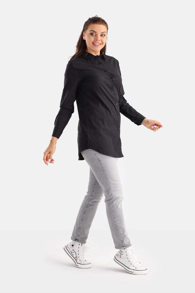 Basic Slim Fit Shirt - Carina - ÙƒØ§Ø±ÙŠÙ†Ø§