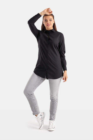 Basic Slim Fit Shirt - Carina - ÙƒØ§Ø±ÙŠÙ†Ø§