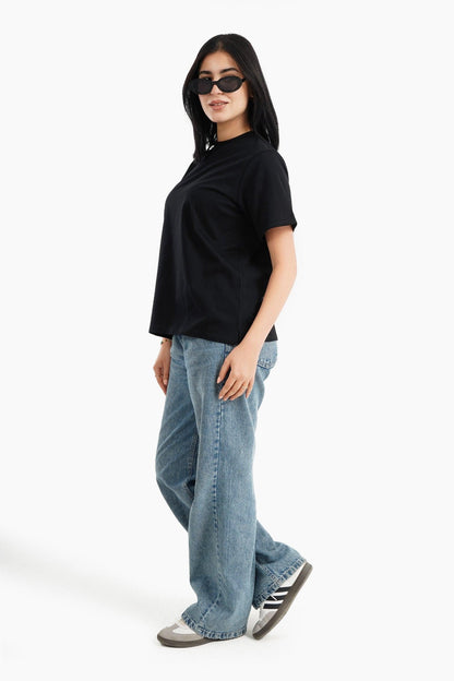 Basic Solid T-Shirt - Carina - ÙƒØ§Ø±ÙŠÙ†Ø§