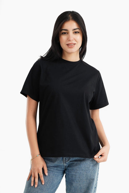 Basic Solid T-Shirt - Carina - ÙƒØ§Ø±ÙŠÙ†Ø§