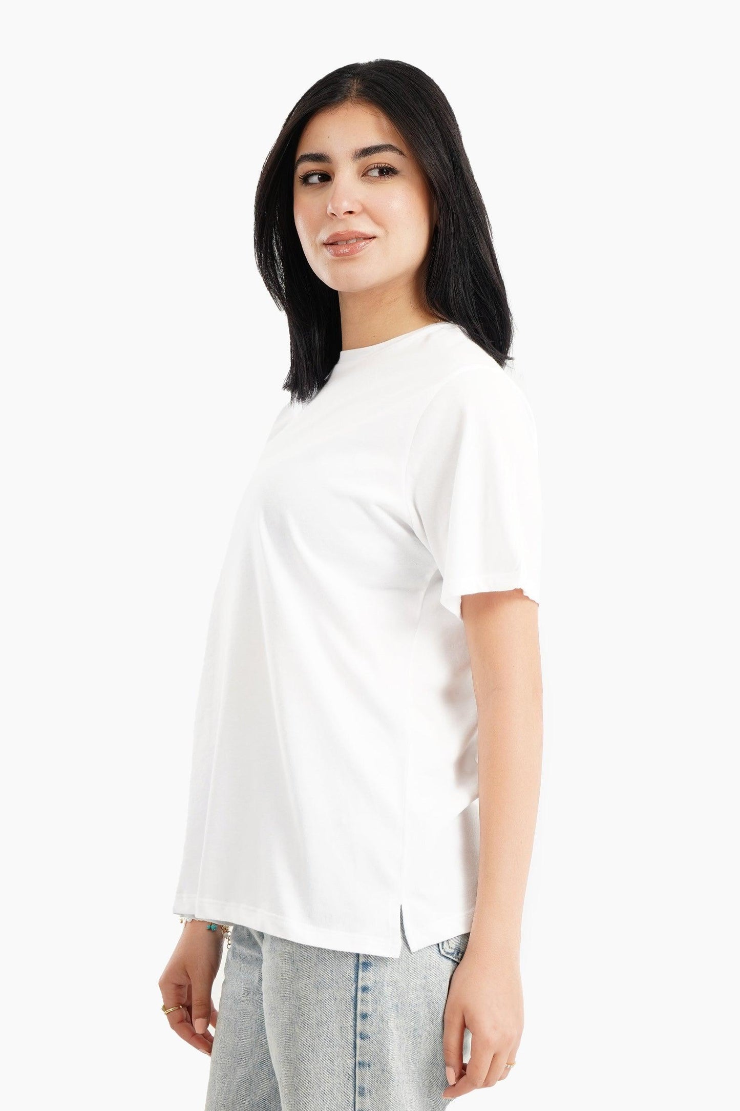 Basic Solid T-Shirt - Carina - ÙƒØ§Ø±ÙŠÙ†Ø§