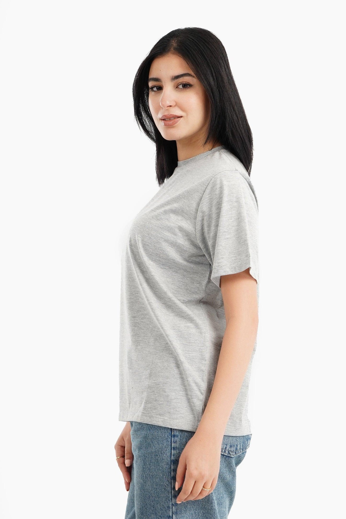 Basic Solid T-Shirt - Carina - ÙƒØ§Ø±ÙŠÙ†Ø§