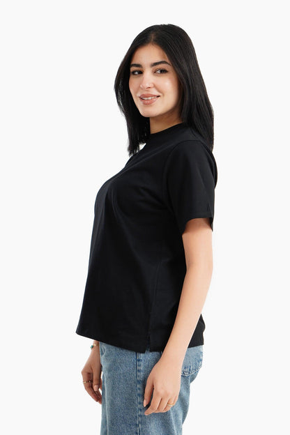 Basic Solid T-Shirt - Carina - ÙƒØ§Ø±ÙŠÙ†Ø§