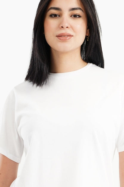 Basic Solid T-Shirt - Carina - ÙƒØ§Ø±ÙŠÙ†Ø§