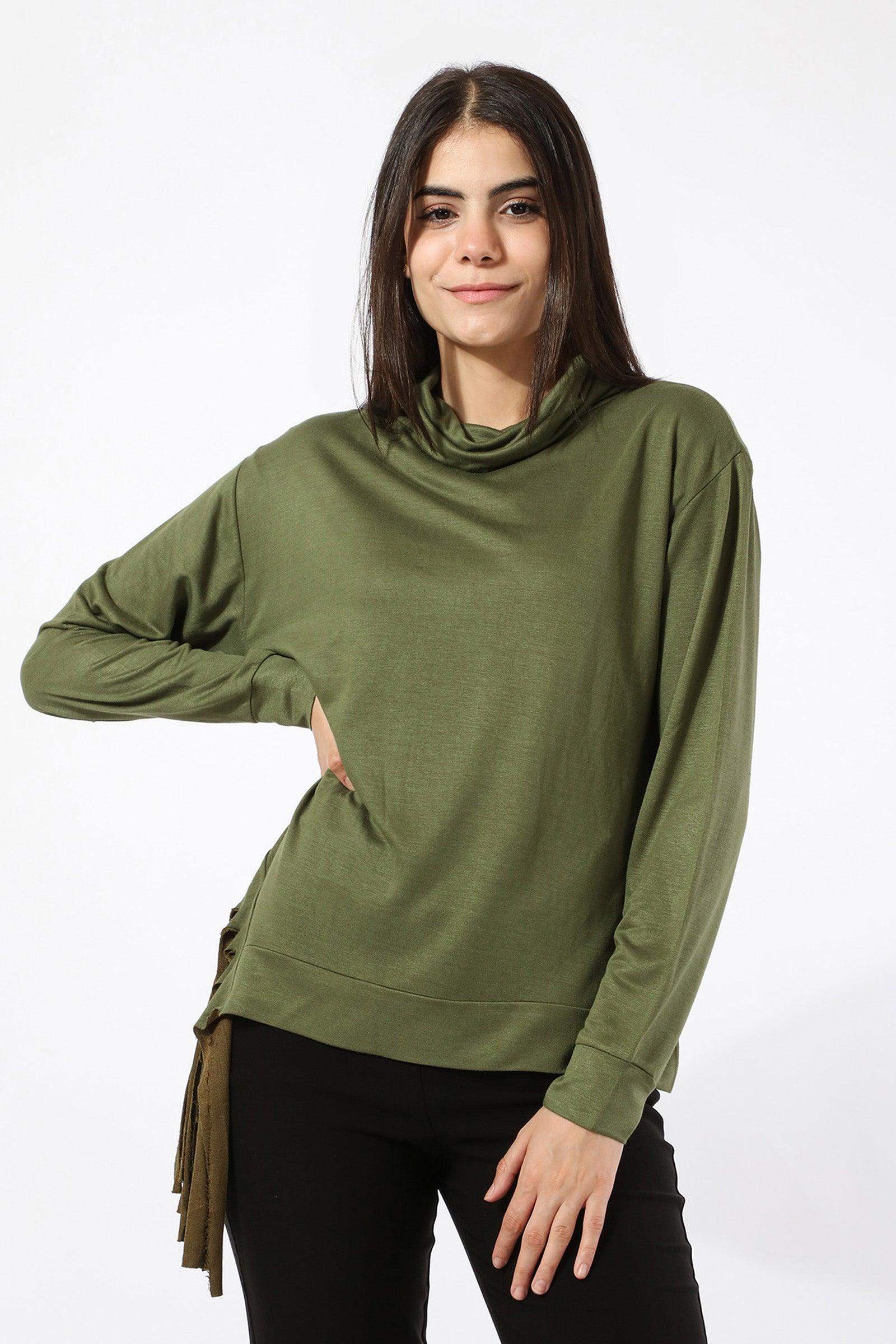 Basic Top with Side Fringe - Carina - ÙƒØ§Ø±ÙŠÙ†Ø§