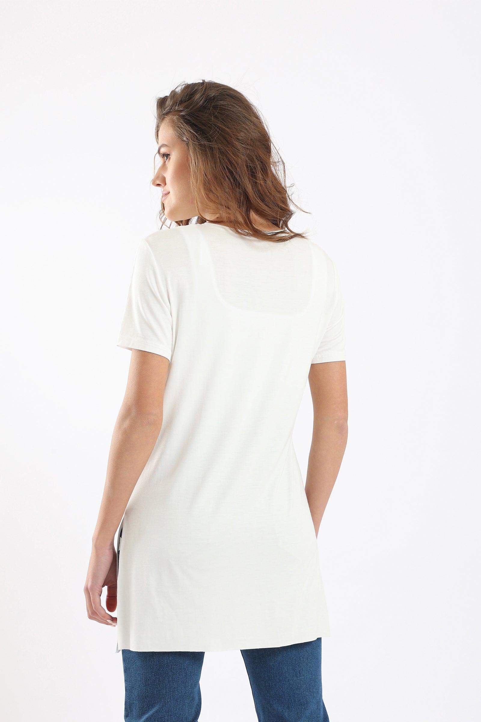 Basic Viscose T-Shirt - Carina - ÙƒØ§Ø±ÙŠÙ†Ø§