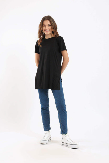 Basic Viscose T-Shirt - Carina - ÙƒØ§Ø±ÙŠÙ†Ø§