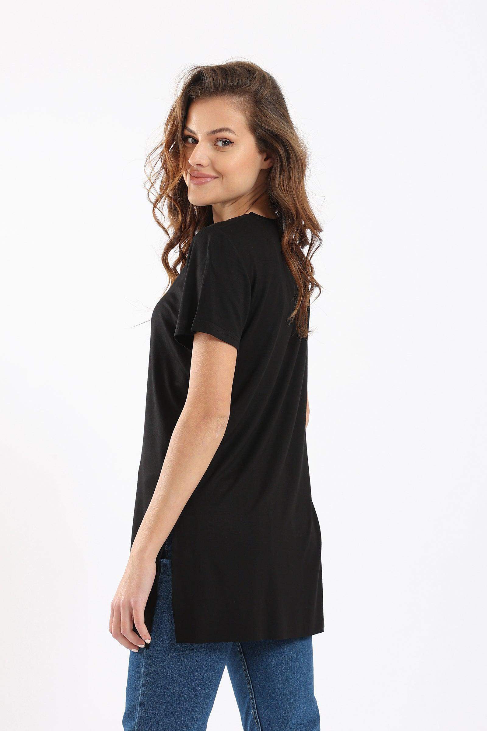 Basic Viscose T-Shirt - Carina - ÙƒØ§Ø±ÙŠÙ†Ø§