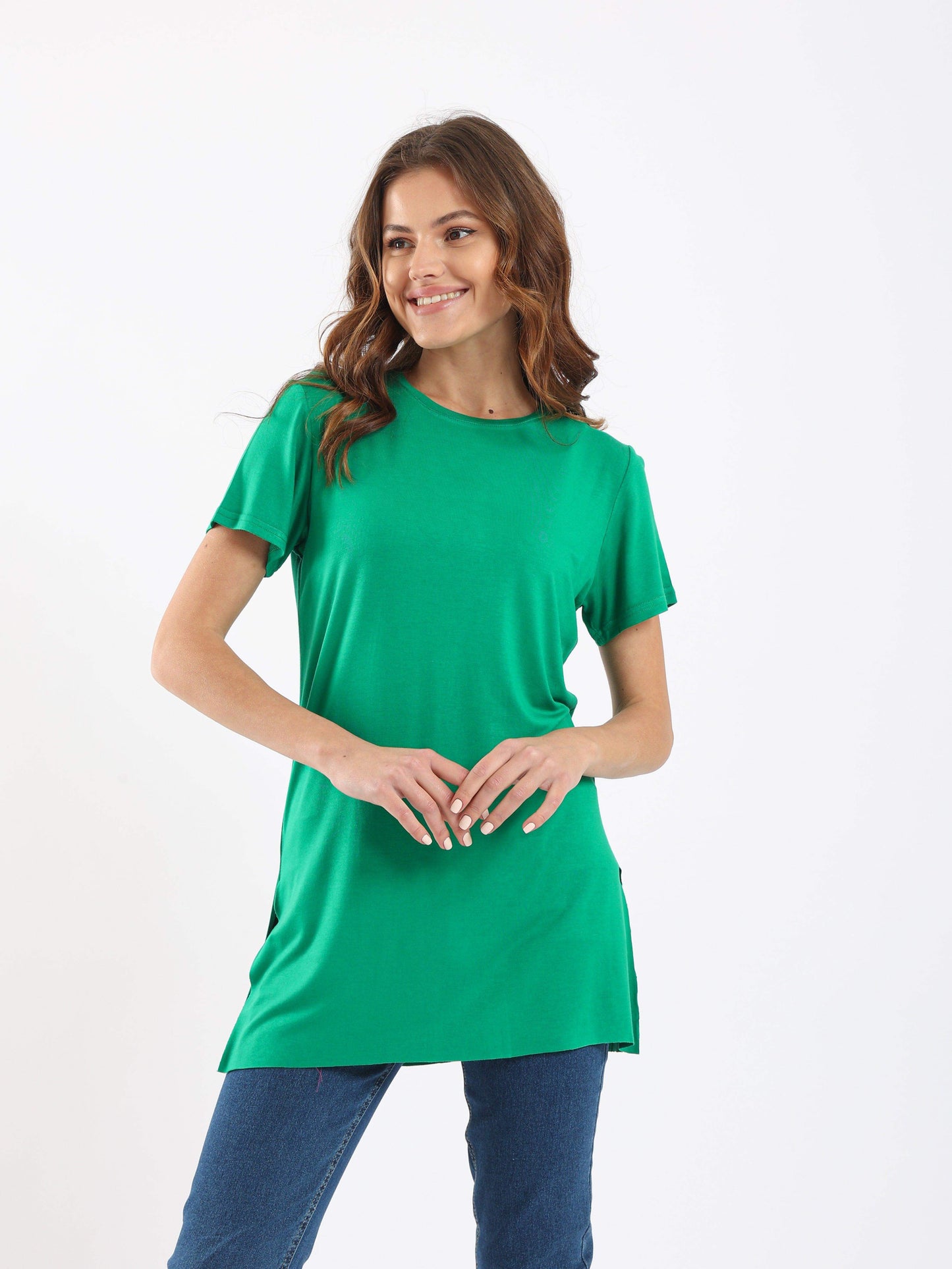 Basic Viscose T-Shirt - Carina - ÙƒØ§Ø±ÙŠÙ†Ø§