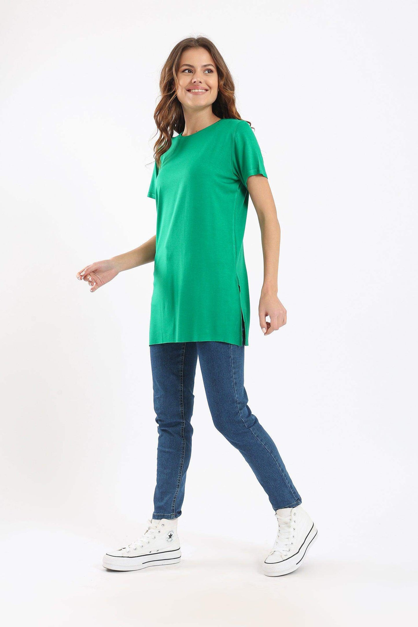 Basic Viscose T-Shirt - Carina - ÙƒØ§Ø±ÙŠÙ†Ø§