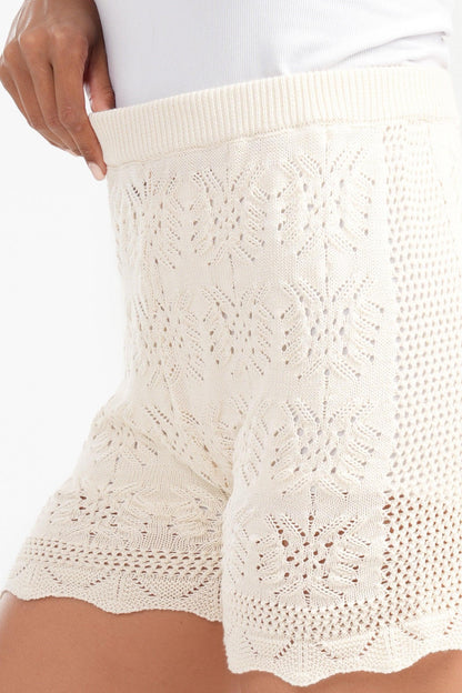 Beach Perforated Short - Carina - ÙƒØ§Ø±ÙŠÙ†Ø§