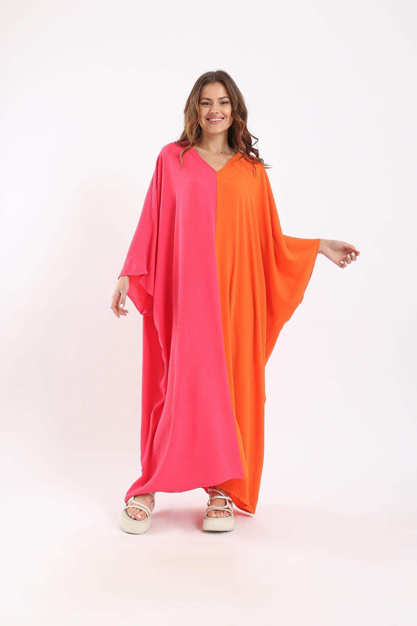 Bi-Tone One Size Maxi Dress - Carina - ÙƒØ§Ø±ÙŠÙ†Ø§