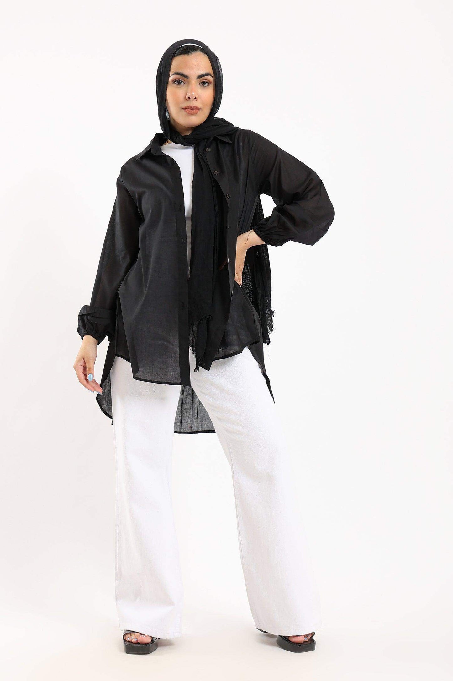 Bishop Sleeve Shirt - Carina - ÙƒØ§Ø±ÙŠÙ†Ø§