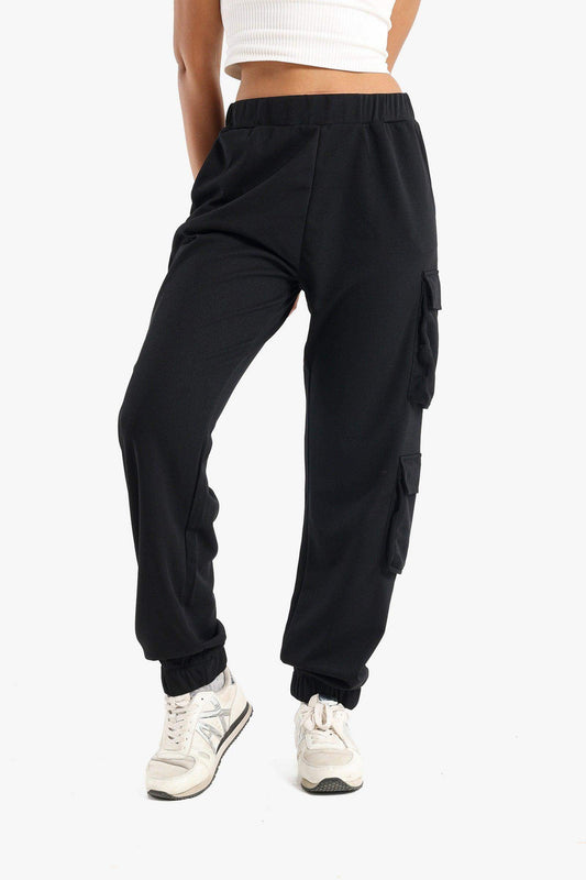 Black Lounge Jogger - Carina - ÙƒØ§Ø±ÙŠÙ†Ø§