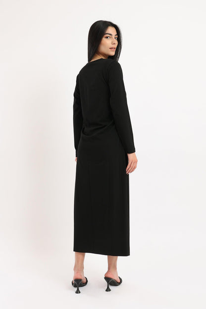 Black Midi Dress - Clue Wear