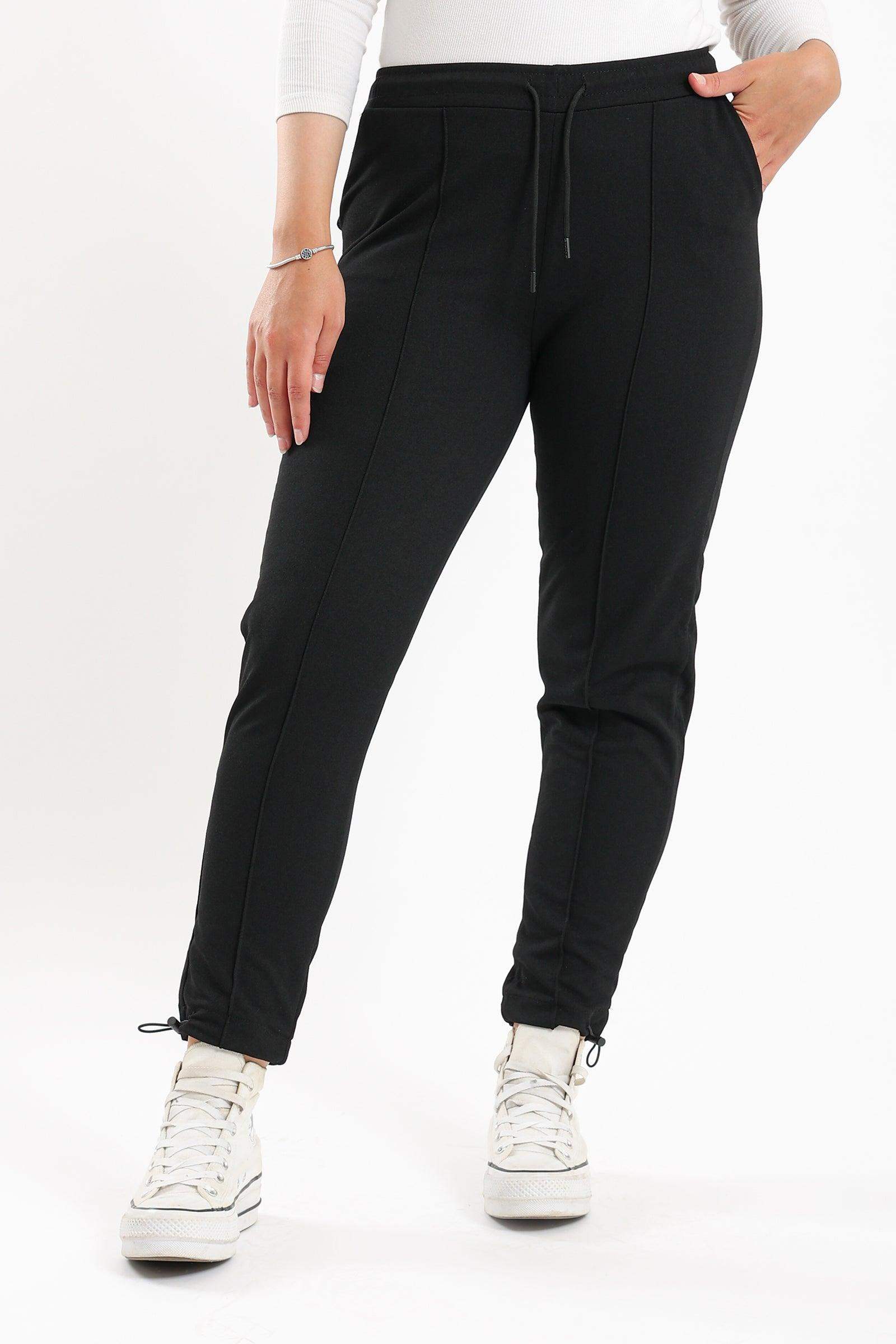 Black Piping Lounge Pants - Carina - ÙƒØ§Ø±ÙŠÙ†Ø§