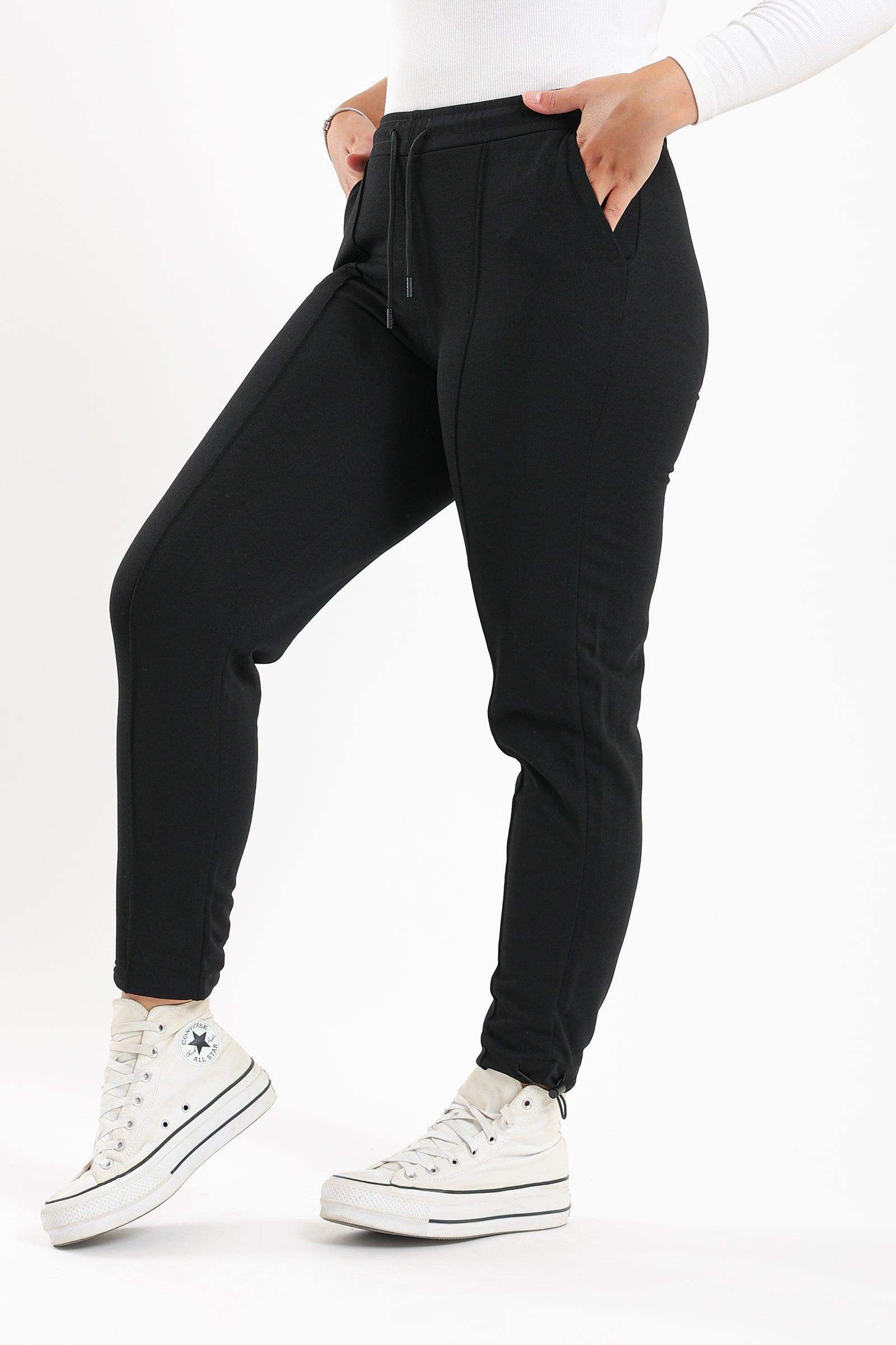 Black Piping Lounge Pants - Carina - ÙƒØ§Ø±ÙŠÙ†Ø§