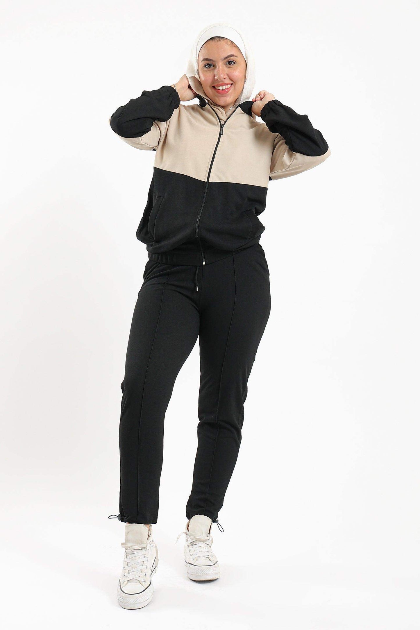 Black Piping Lounge Pants - Carina - ÙƒØ§Ø±ÙŠÙ†Ø§