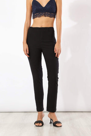 Black Pull On Pants - Carina - ÙƒØ§Ø±ÙŠÙ†Ø§