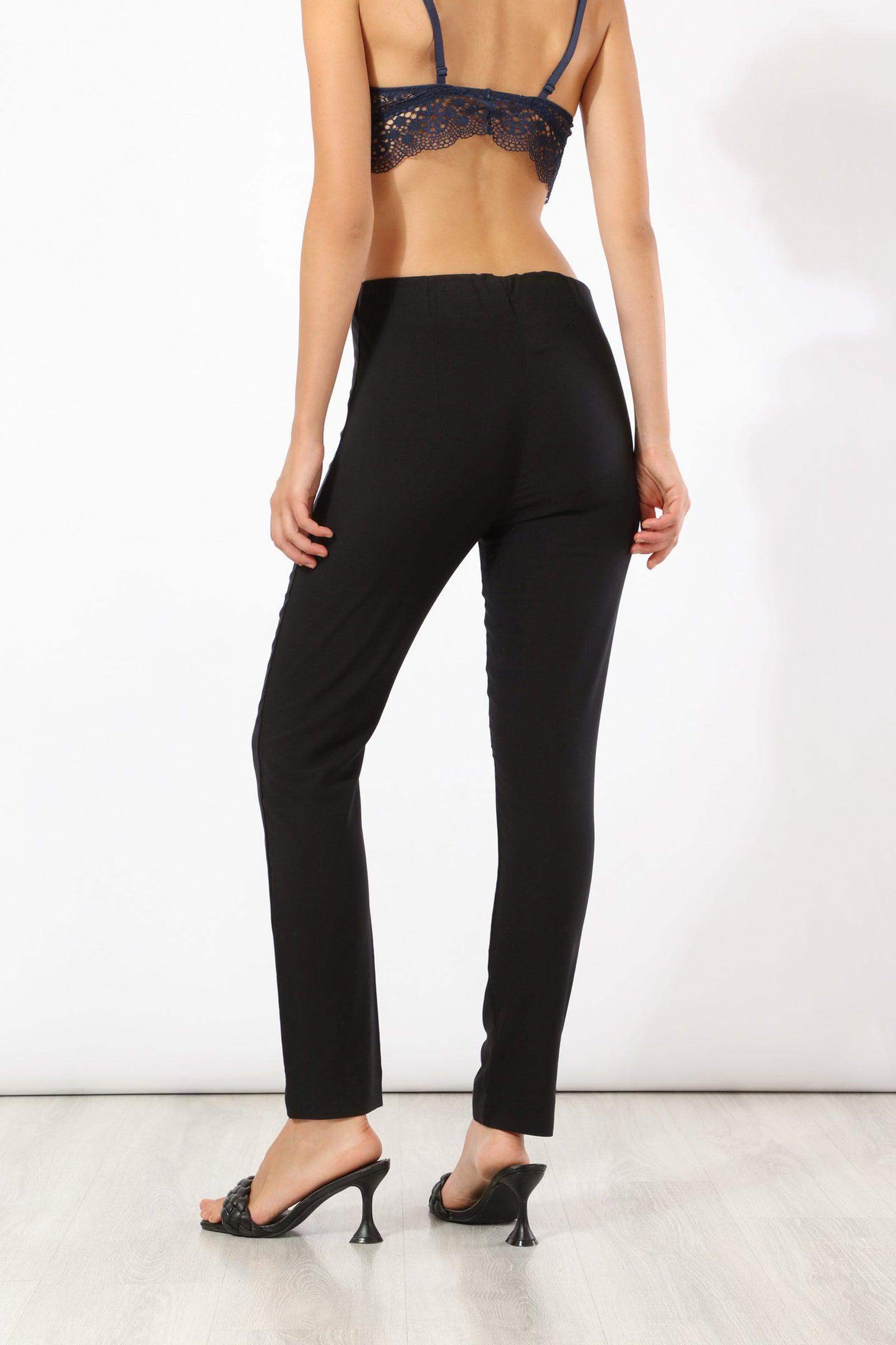 Black Pull On Pants - Carina - ÙƒØ§Ø±ÙŠÙ†Ø§
