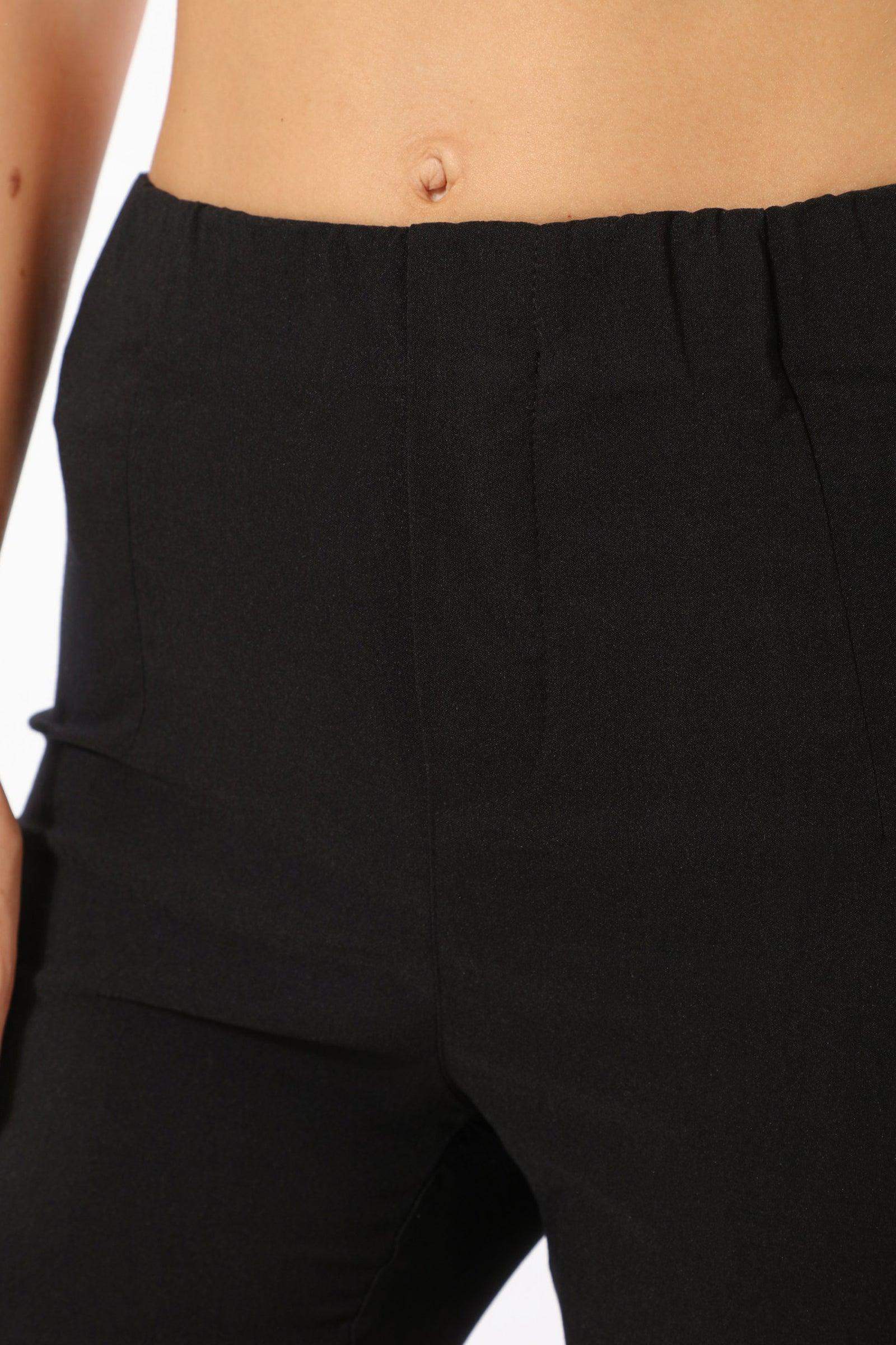 Black Pull On Pants - Carina - ÙƒØ§Ø±ÙŠÙ†Ø§