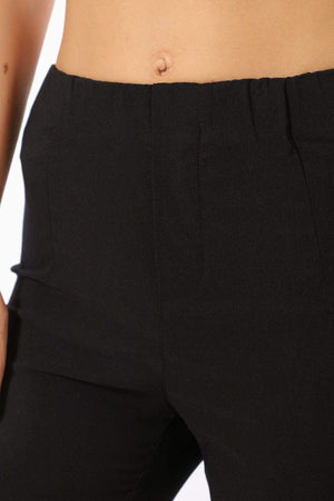 Black Pull On Pants - Carina - ÙƒØ§Ø±ÙŠÙ†Ø§