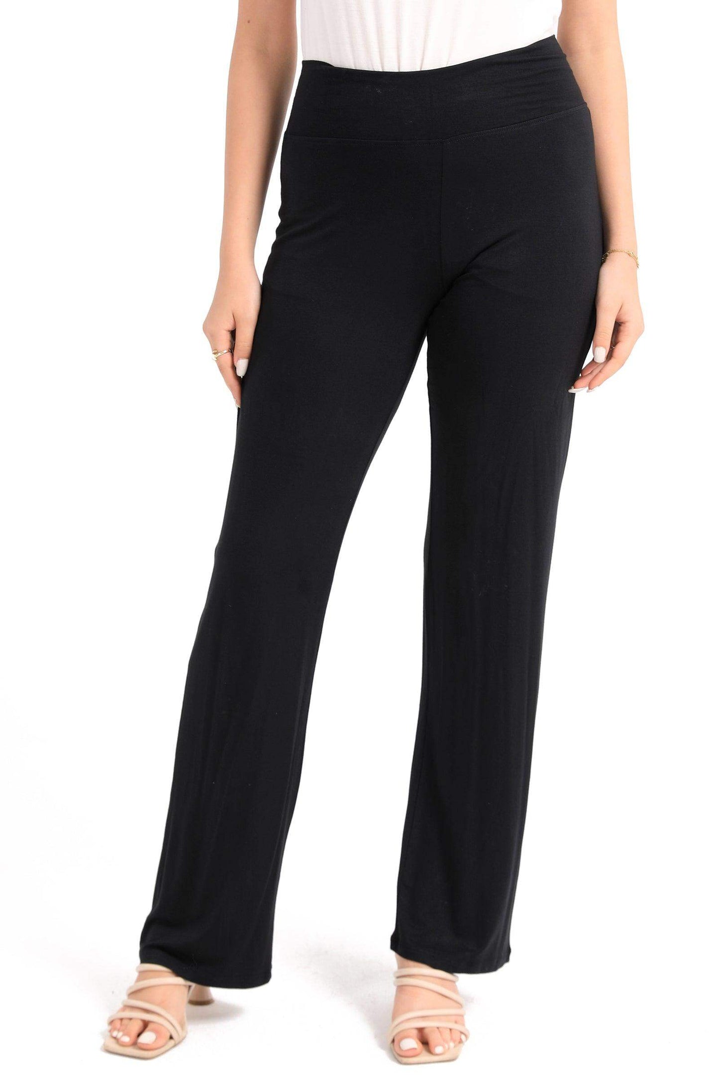 Black Straight Cut Pants - Carina - ÙƒØ§Ø±ÙŠÙ†Ø§