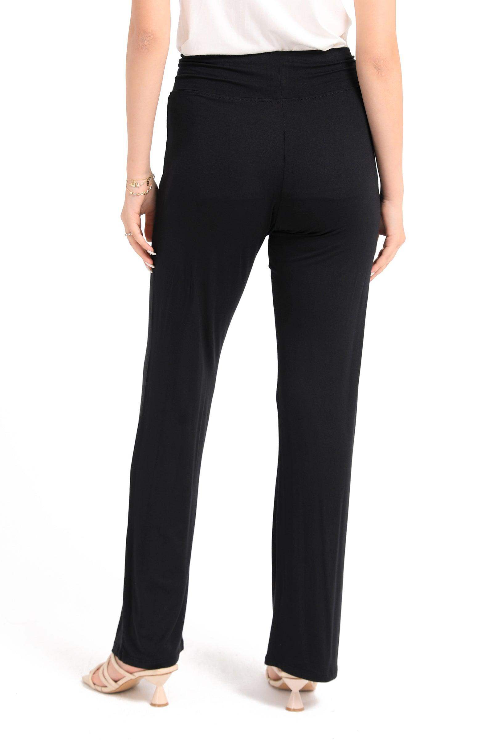 Black Straight Cut Pants - Carina - ÙƒØ§Ø±ÙŠÙ†Ø§