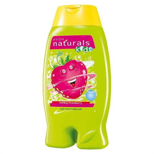 Avon Naturals Kids Swirling Strawberry Body Wash & Bubble Bath