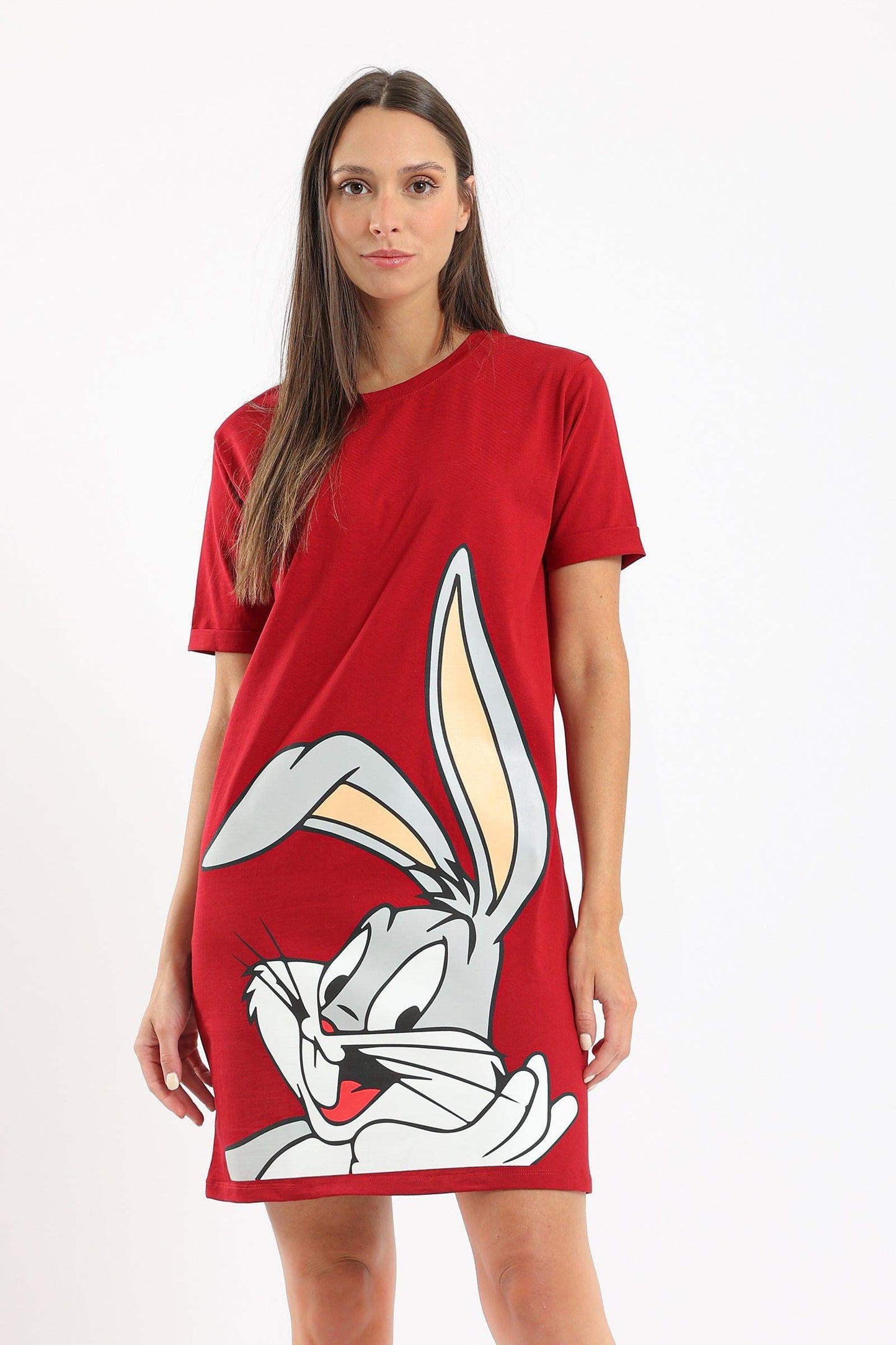 Bugs Bunny Printed Nightgown - Carina - ÙƒØ§Ø±ÙŠÙ†Ø§