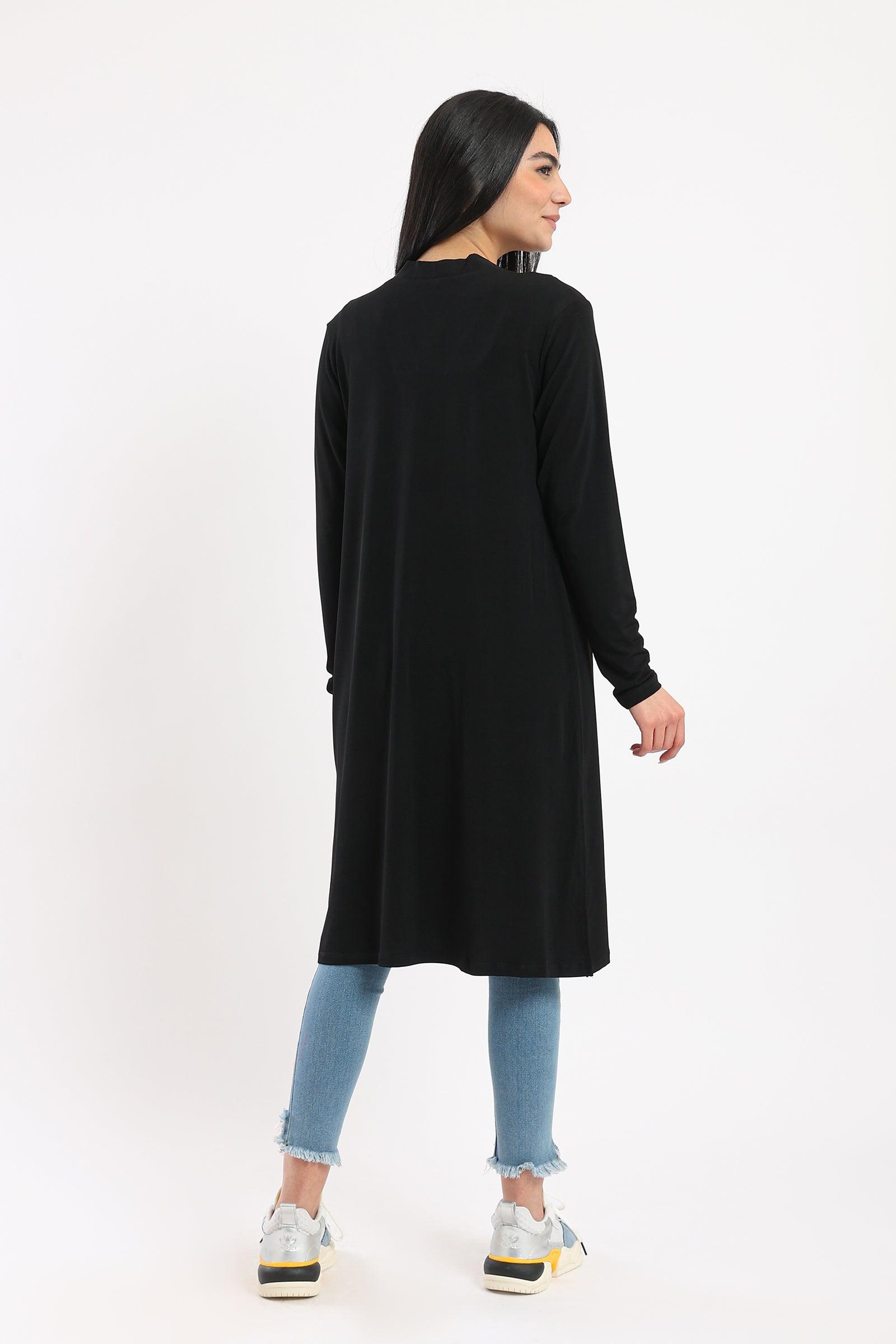 Button Closure Long Cardigan - Clue-wear