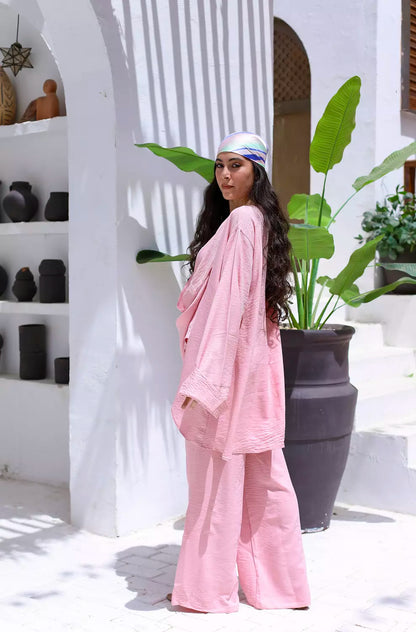 Oversized Light & Flow Set - Pink