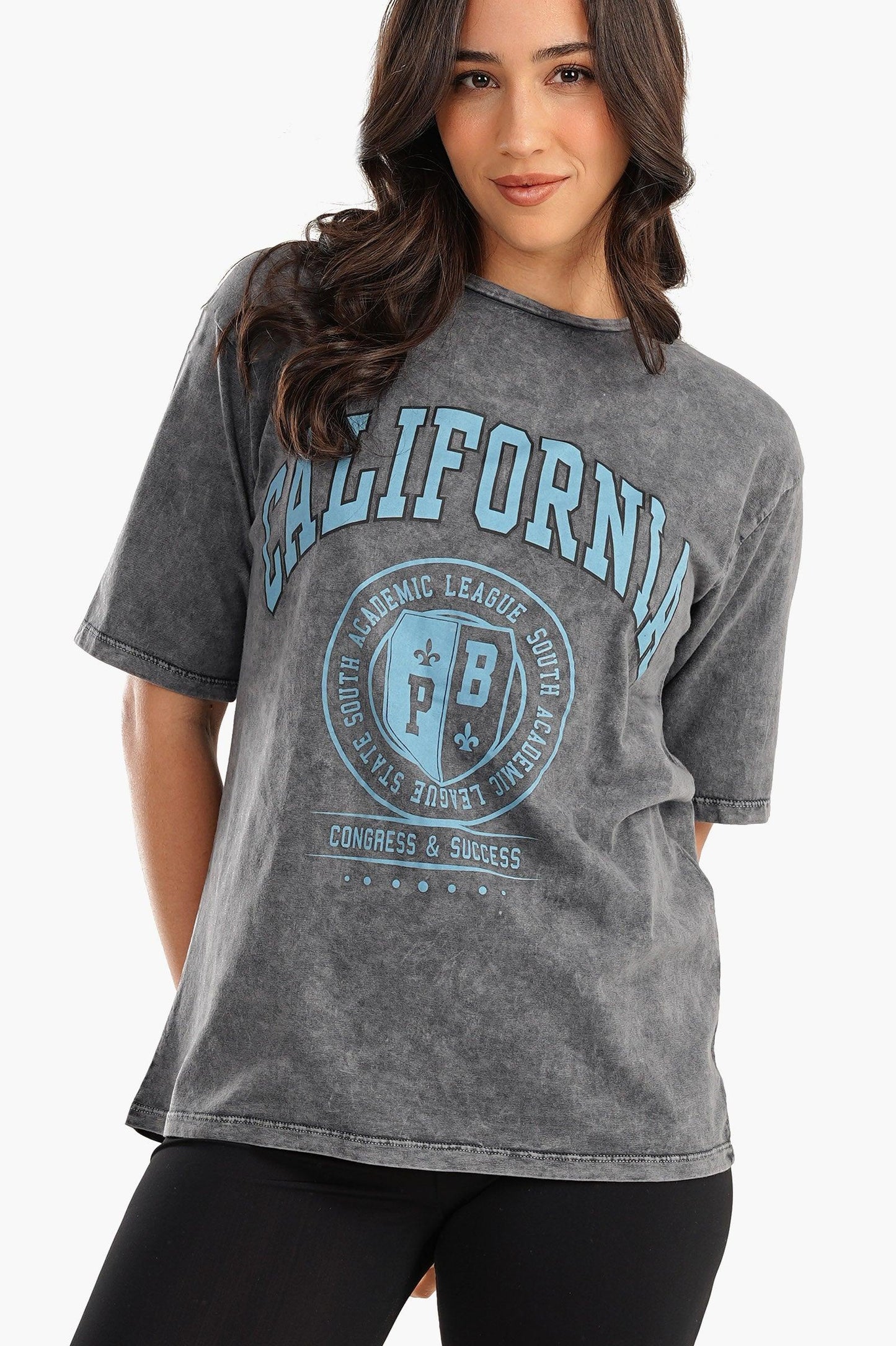 California Printed Lounge T-Shirt - Carina - ÙƒØ§Ø±ÙŠÙ†Ø§