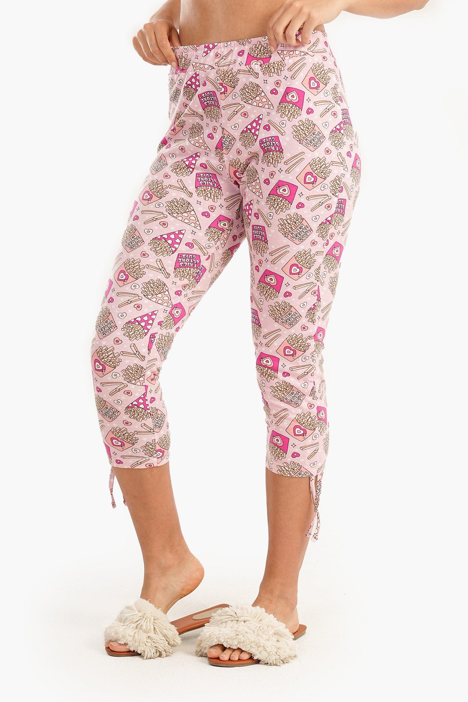 Capri Length Pyjama Pants - Carina - ÙƒØ§Ø±ÙŠÙ†Ø§