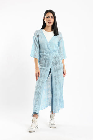 Cardigan with Holes Patterns - Clue Wear