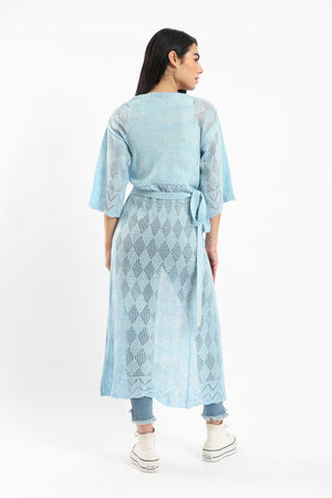 Cardigan with Holes Patterns - Clue Wear