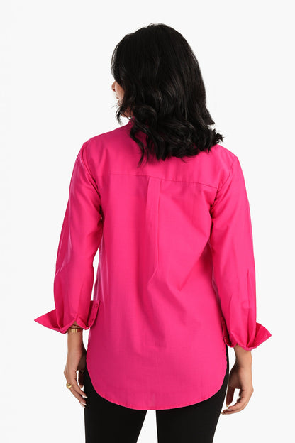 Basic Shirt with Round Hem