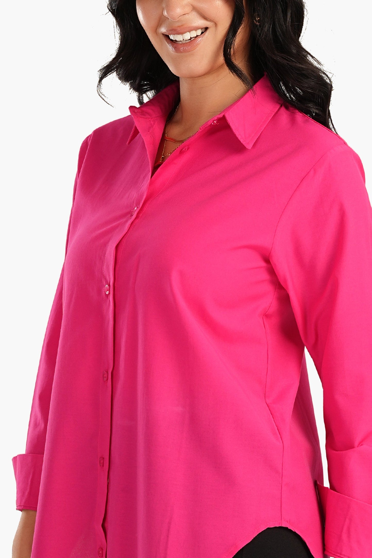 Basic Shirt with Round Hem