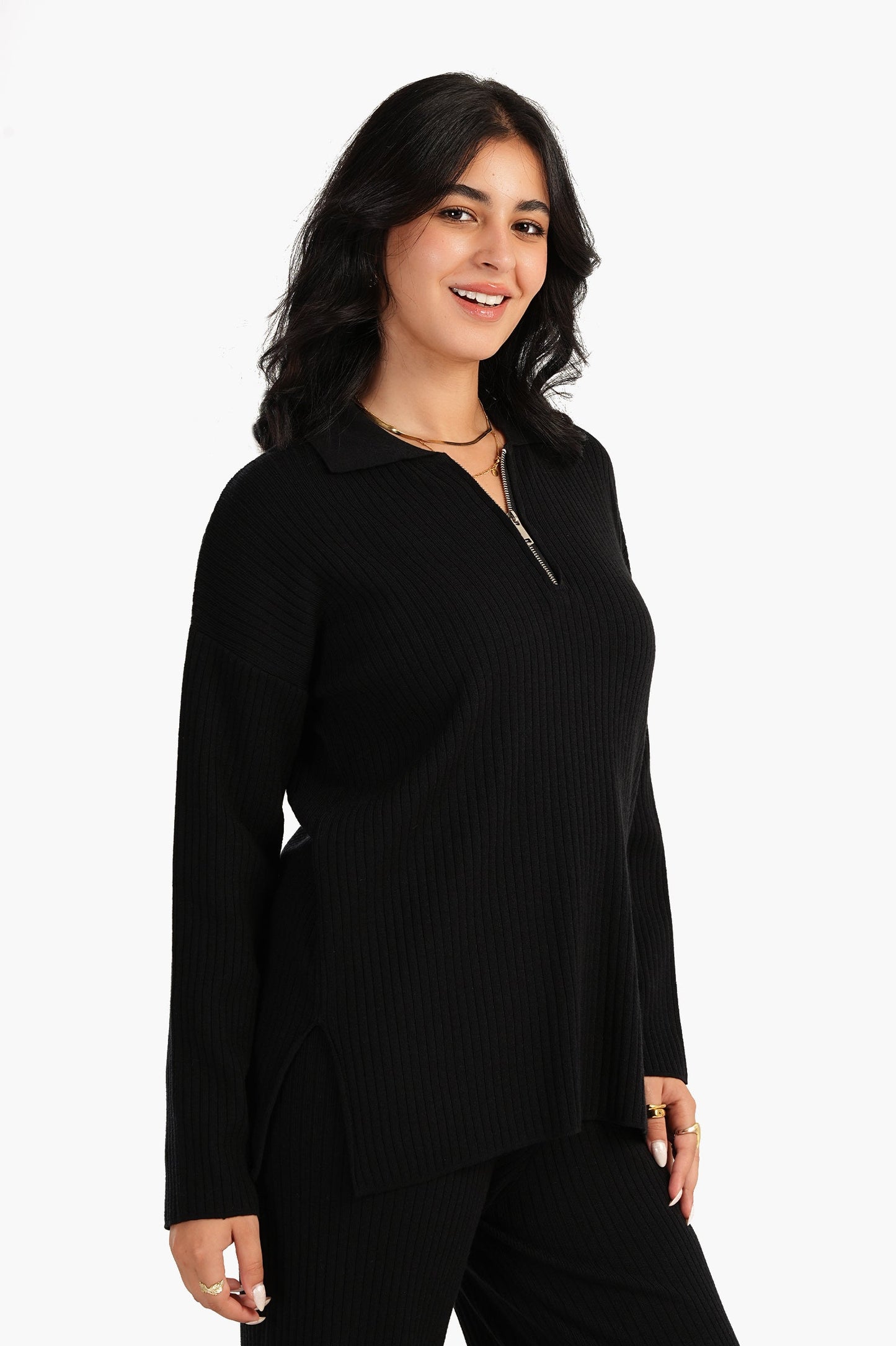 Lounge Pullover with Zipper