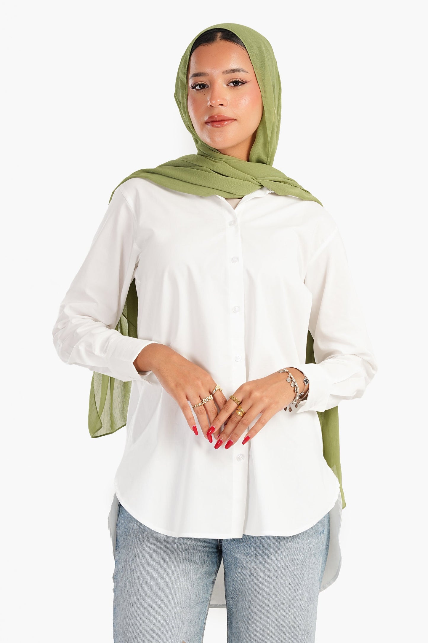 Asymmetrical Long Sleeves Shirt