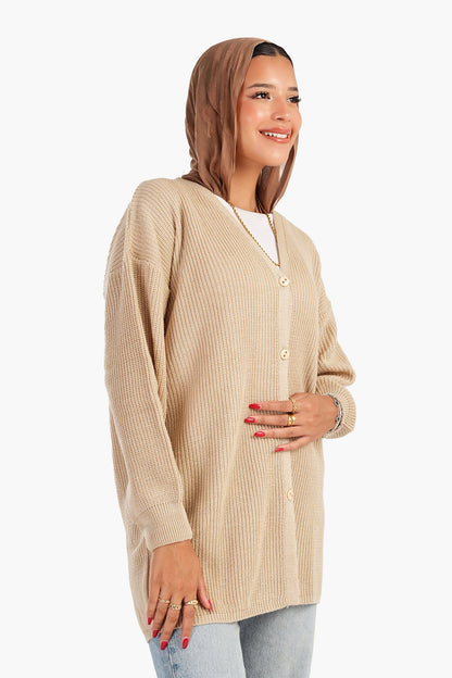 Trico Dropped Shoulder Cardigan