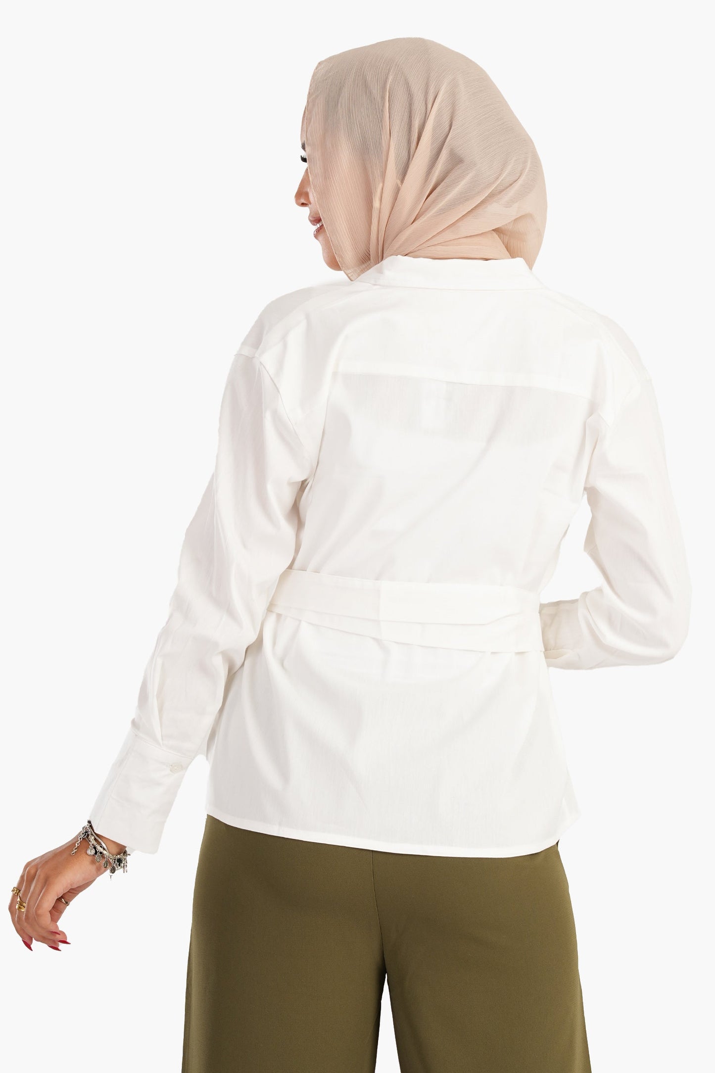 Shirt with Waist Belt