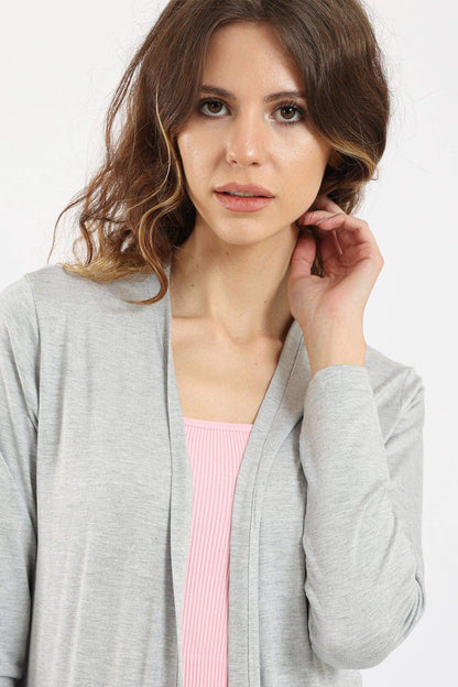 Casual Heather Cardigan - Carina - ÙƒØ§Ø±ÙŠÙ†Ø§