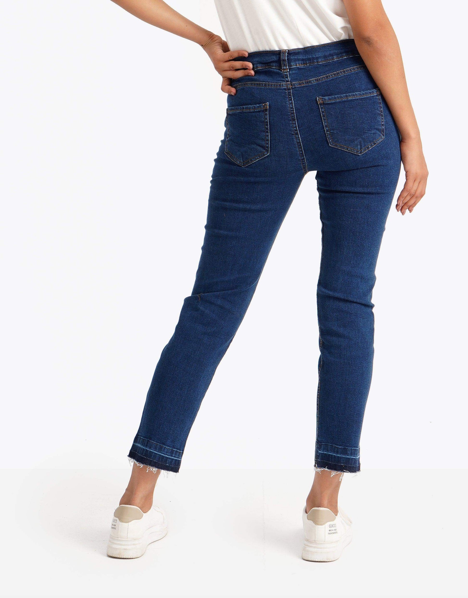 Casual regular waist Jeans pants - Carina - ÙƒØ§Ø±ÙŠÙ†Ø§