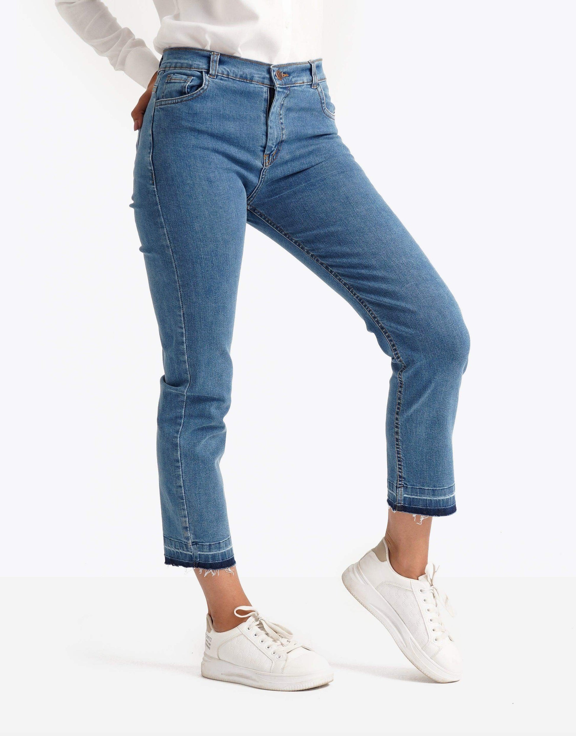 Casual regular waist Jeans pants - Carina - ÙƒØ§Ø±ÙŠÙ†Ø§