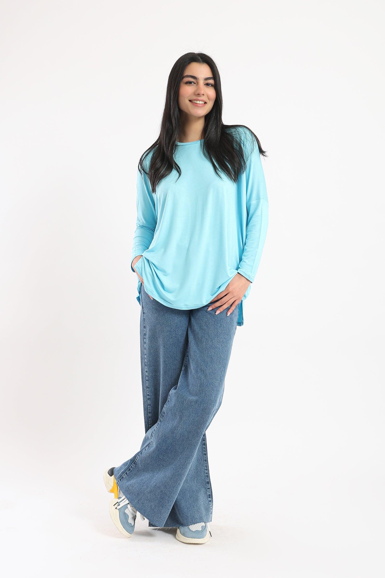 Casual Solid Top - Clue-wear