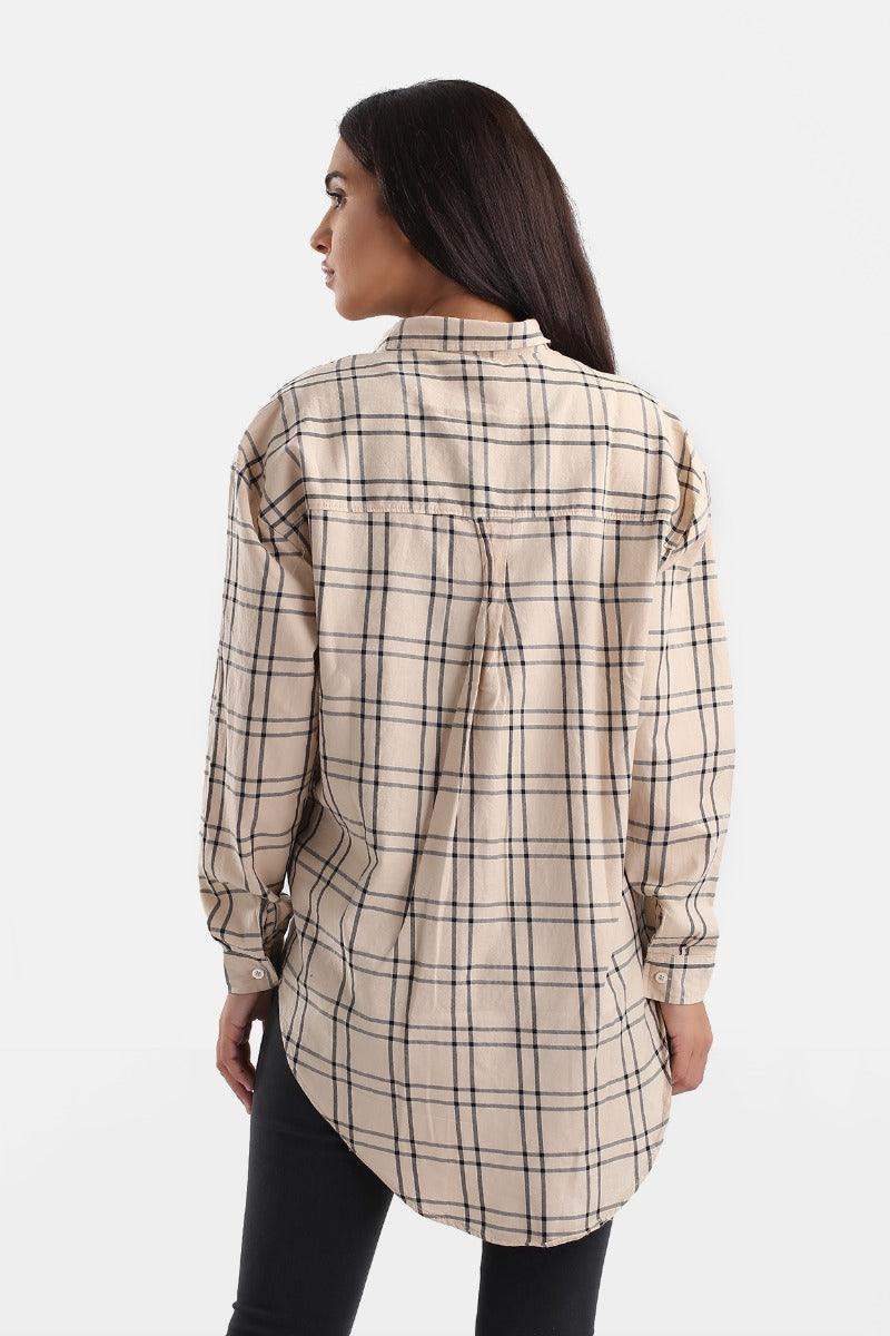 Checks Long Sleeve Shirt - Carina - ÙƒØ§Ø±ÙŠÙ†Ø§