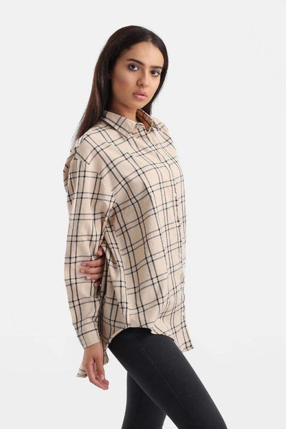 Checks Long Sleeve Shirt - Carina - ÙƒØ§Ø±ÙŠÙ†Ø§