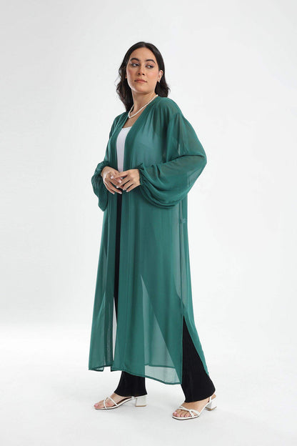 Chiffon Kimono with Side Slits - Carina - ÙƒØ§Ø±ÙŠÙ†Ø§